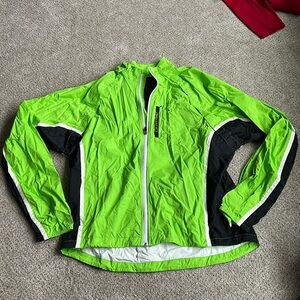 Cannondale men’s cycle jacket/vest shell, hi visibility